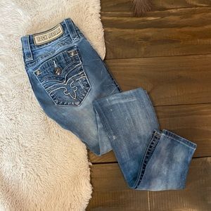 Rock Revival Alivia Skinny Jeans Sz 24